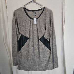 Women's Brown Long Sleeve Top